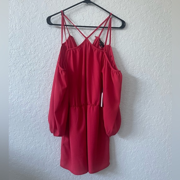 NWT - 1.STATE Romper - S Red/Orange - Picture 6 of 7